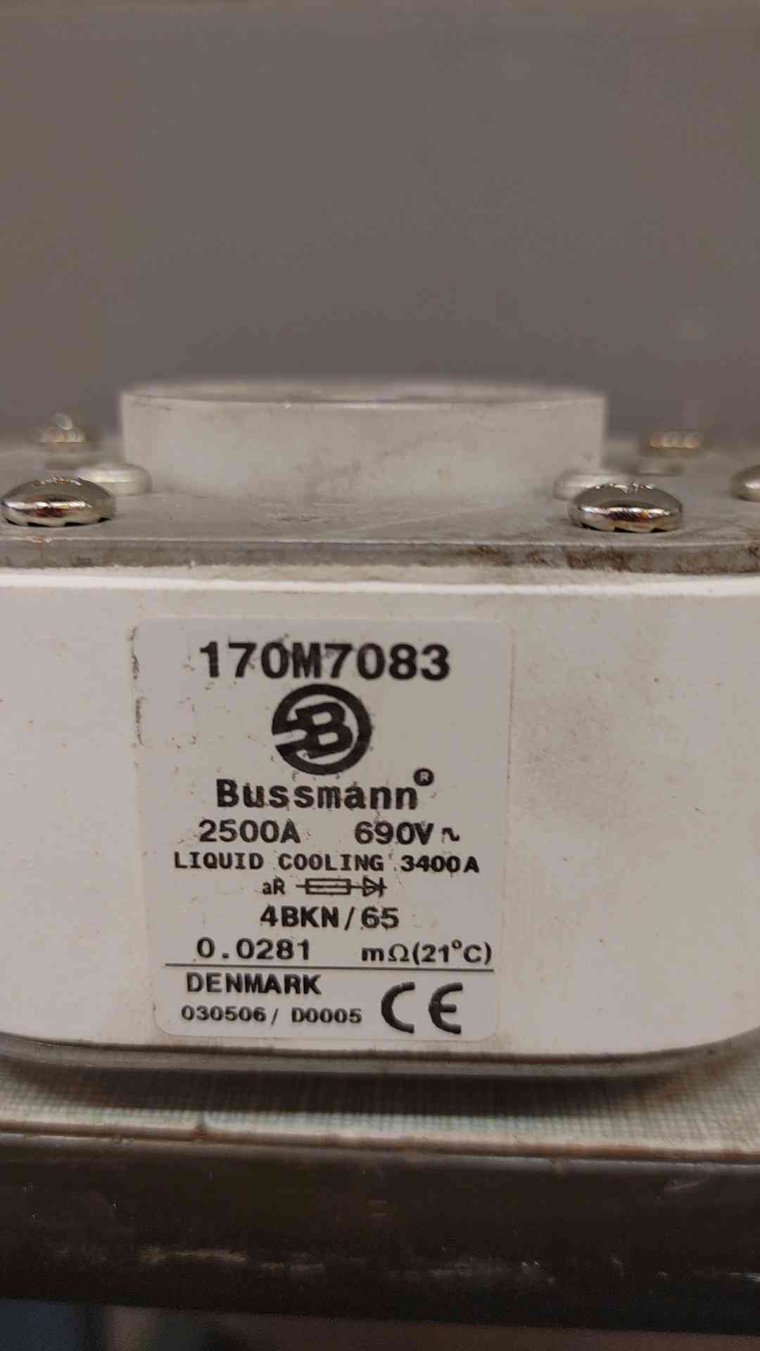 Bussmann Box Of 2 Bussmann Fuse 170M7083 690V / 2500A(101674)