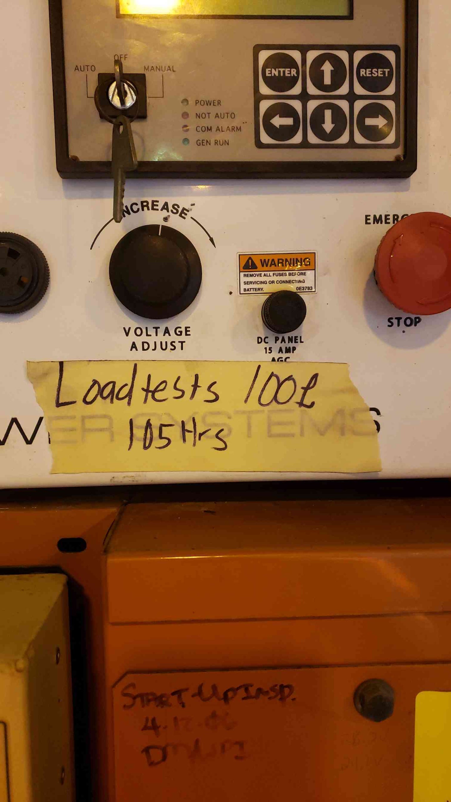 60KW Generac Generator 1PH 4D34-T Diesel 105Hrs TESTED(103128)