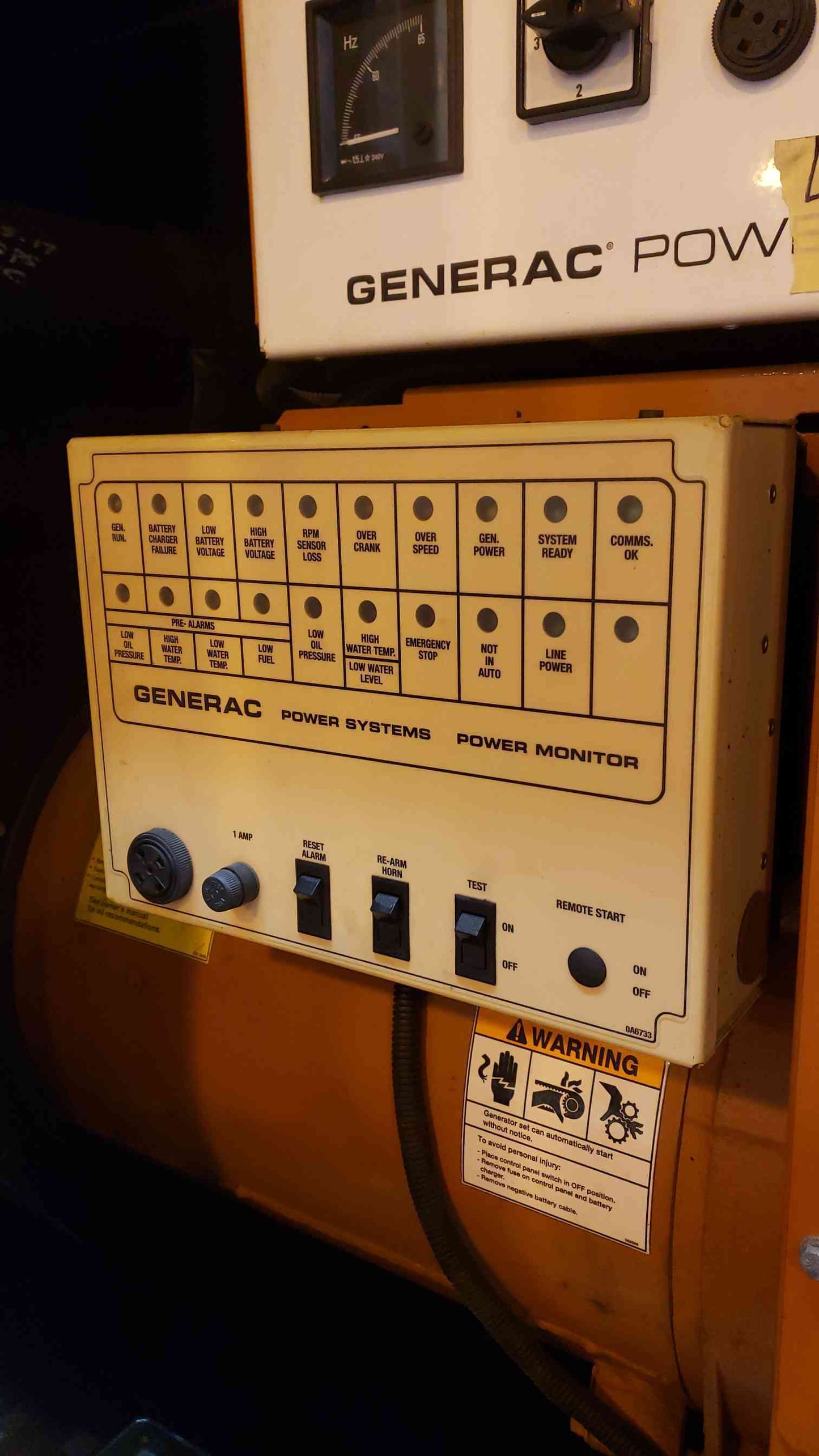 60KW Generac Generator 1PH 4D34-T Diesel 105Hrs TESTED(103128)