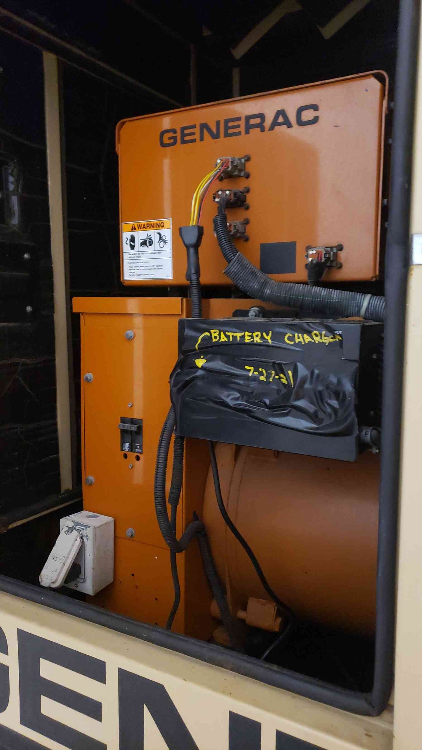 60KW Generac Generator 1PH 4D34-T Diesel 105Hrs TESTED(103128)