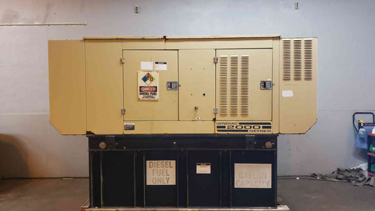 60KW Generac 3.7L Mitsubishi Generator 1PH Diesel 865Hrs TESTED (SKU:103131)(103131)
