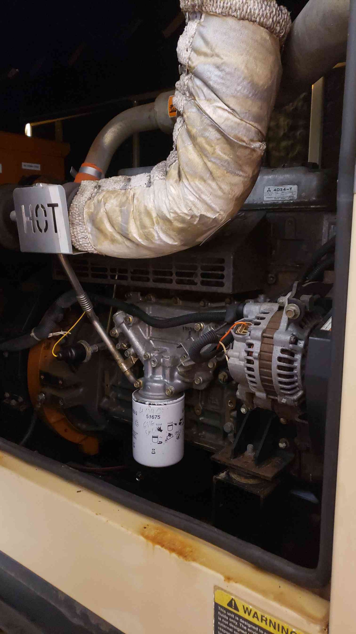 60KW Generac Diesel Generator 1PH TESTED - SEE DESCRIPTION(103132)