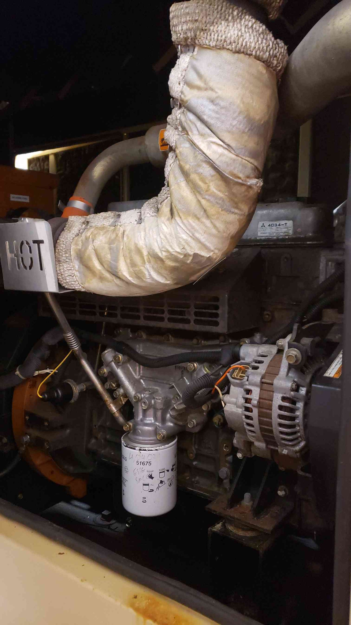 60KW Generac Diesel Generator 1PH TESTED - SEE DESCRIPTION(103132)