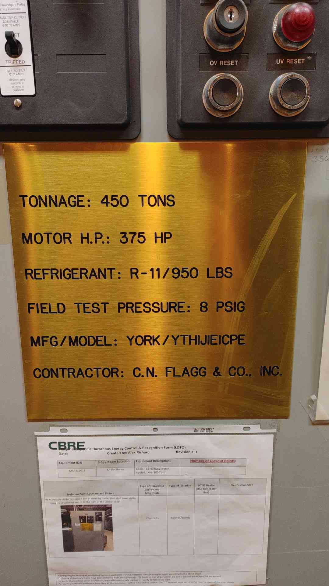 Westinghouse Trim Aire Air Conditioner Motor Control 375HP R89625AG1X A06-89 (SKU:103218)(103218)