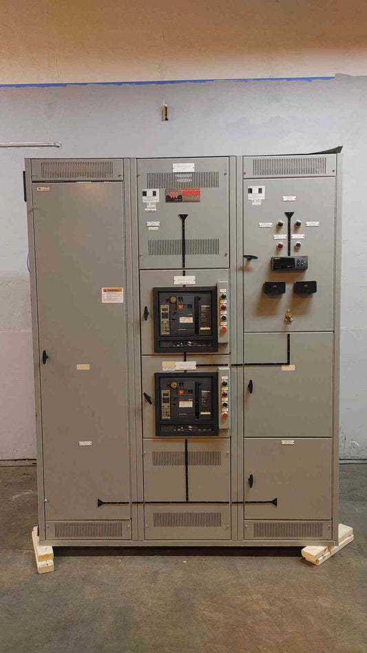 2000A Square D Masterpact Switchgear 3 Section 2 Breaker w/ Power Logic(9940AA)