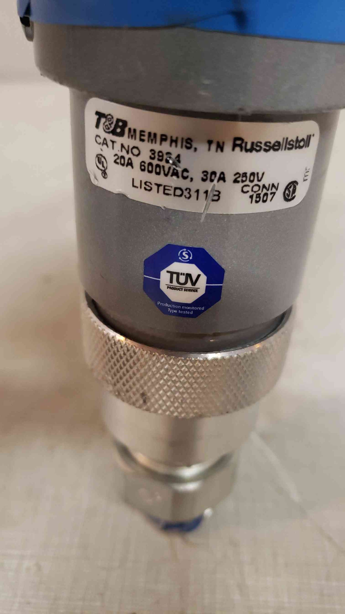 *Pickup Only* Lot of 13 Russellstoll Plug Connnector 20A 600VAC 3934(103266)