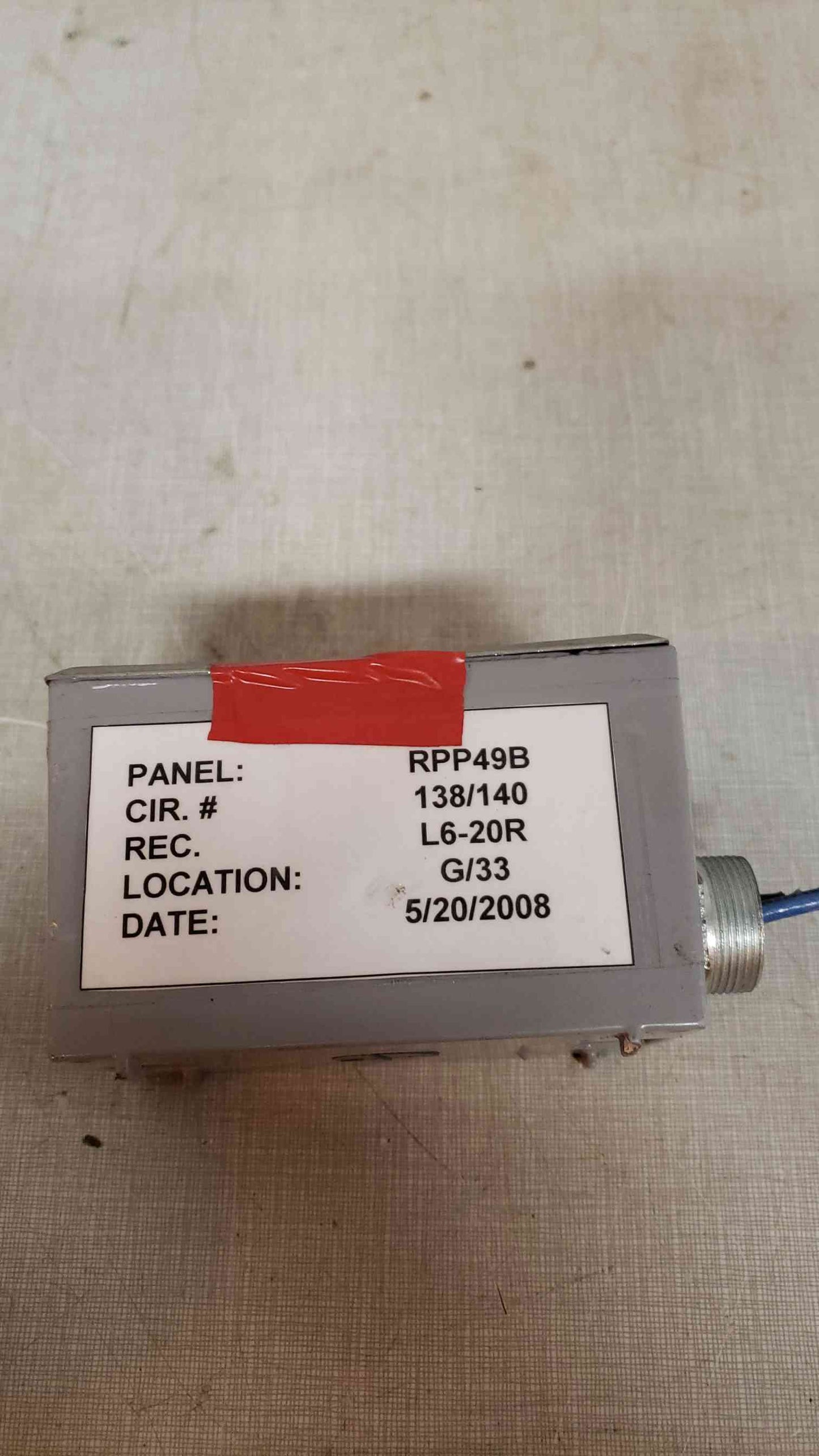 *Pickup Only* Lot of 18 Leviton 20A 250V Plug-In Port L6-20R(103277)