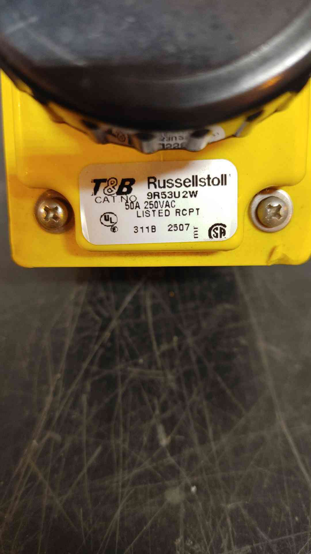 *Pickup Only* Lot of 4 Russellstoll Plug Receptacle 50A 250VAC 9R53U2W(103344)