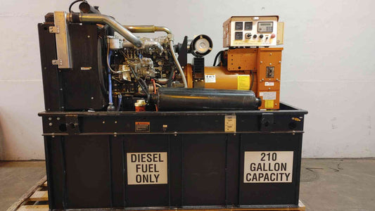 60KW Generac Mitsubishi Diesel Generator 120/240V 1PH 980Hrs TESTED(103357)