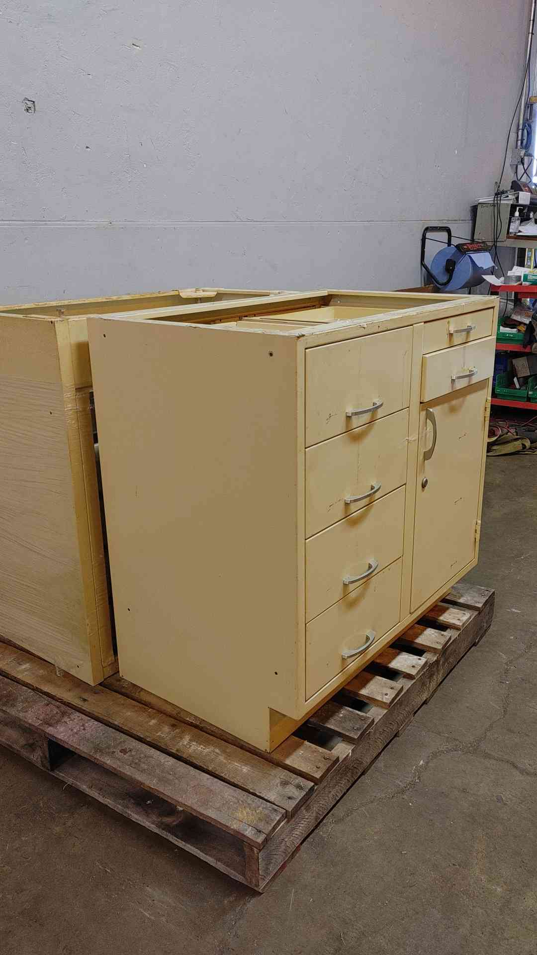 3' Kewaunee Mixed Cabinet Door/Drawer Metal Lab Casework Standing(103465)