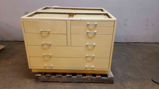 4' Kewaunee Drawer Casework Metal Standing Height Lab Furniture(103467)