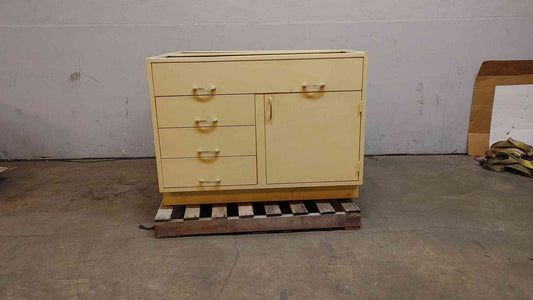 4' Kewaunee Mixed Casework Doors & Drawers Metal Lab Furniture Standing Height(103468)