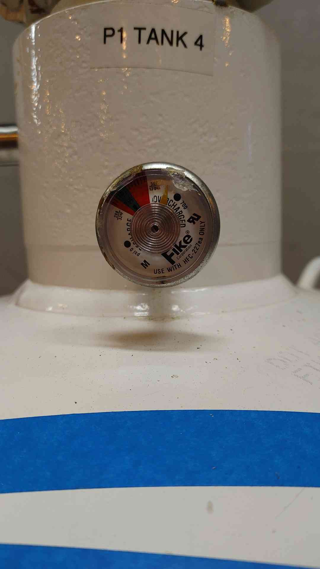 Fike Fire Suppression Cylinder FE-227 292Lbs Agent Weight FM-200(103513)