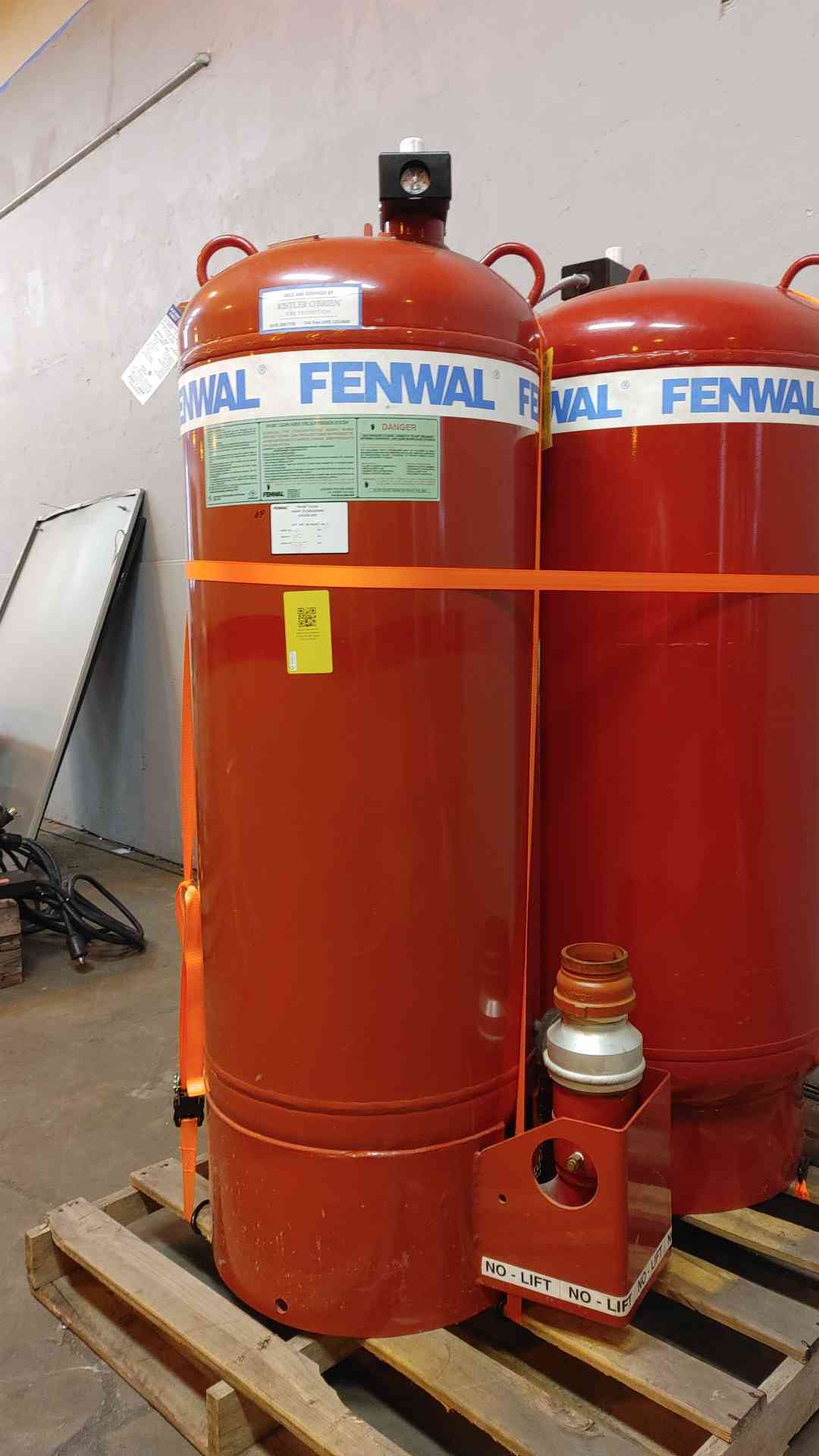 Fenwal Fire Suppression System 413 Lbs FM-200 Agent(103934)