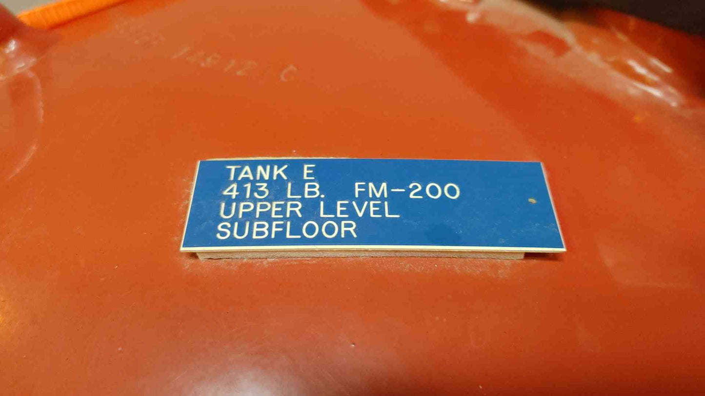 Fenwal Fire Suppression System 413 Lbs FM-200 Agent(103934)