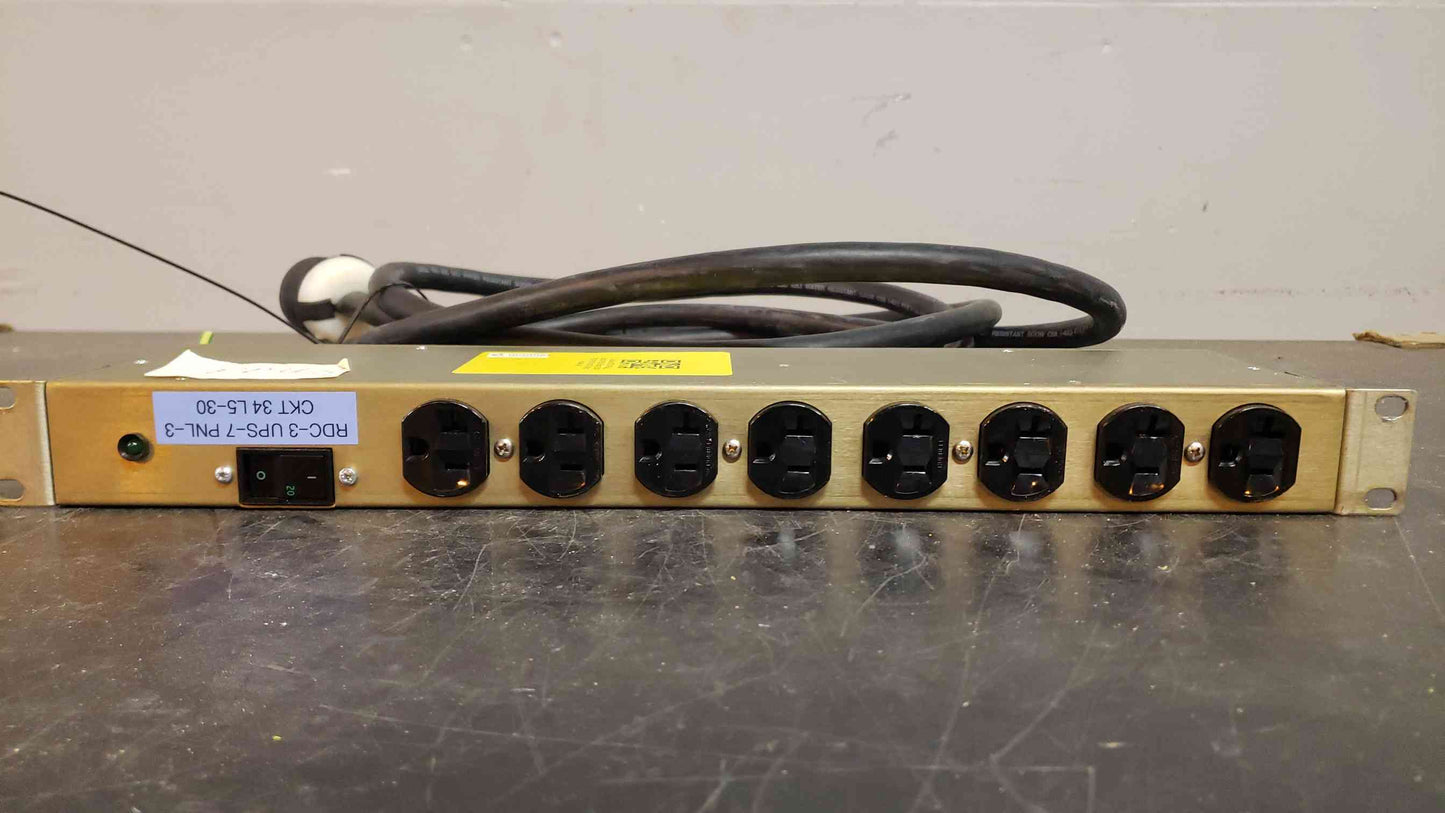 *Pickup Only* ETL 8 Plug Small PDU Strip 125V PD193011XST-200/240V-16A(104014)