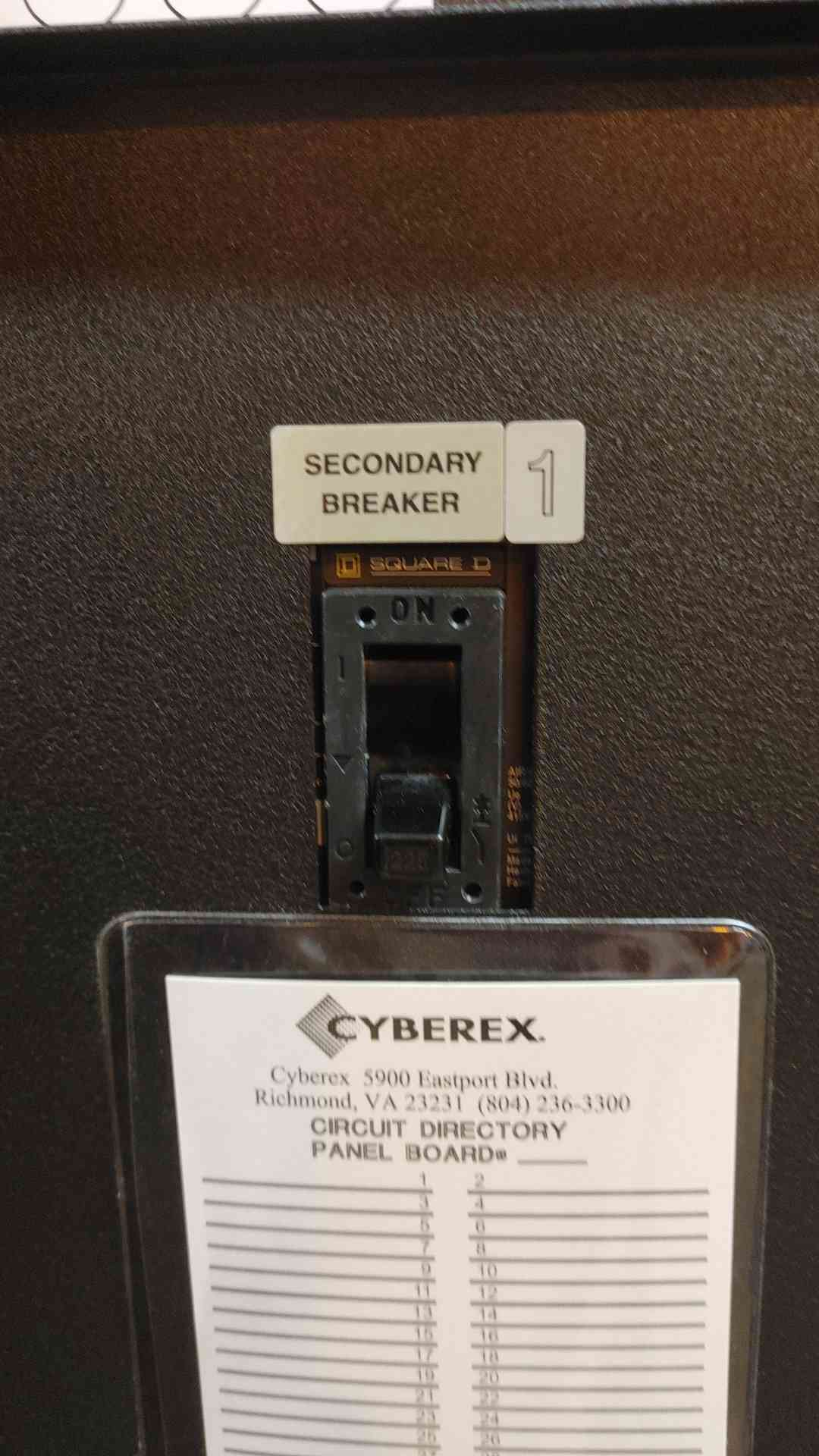 Cyberex Power Distribution Module 225KVA 480VAC 3PH 4W MCX732-140AAAAA2-E001A-C1031