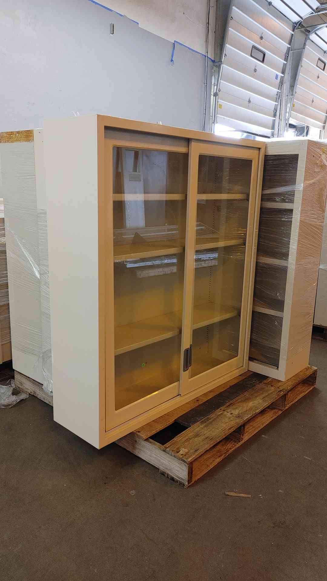 42" Sliding Glass Door Overhead Casework Metal (SKU: 104070)(104070)