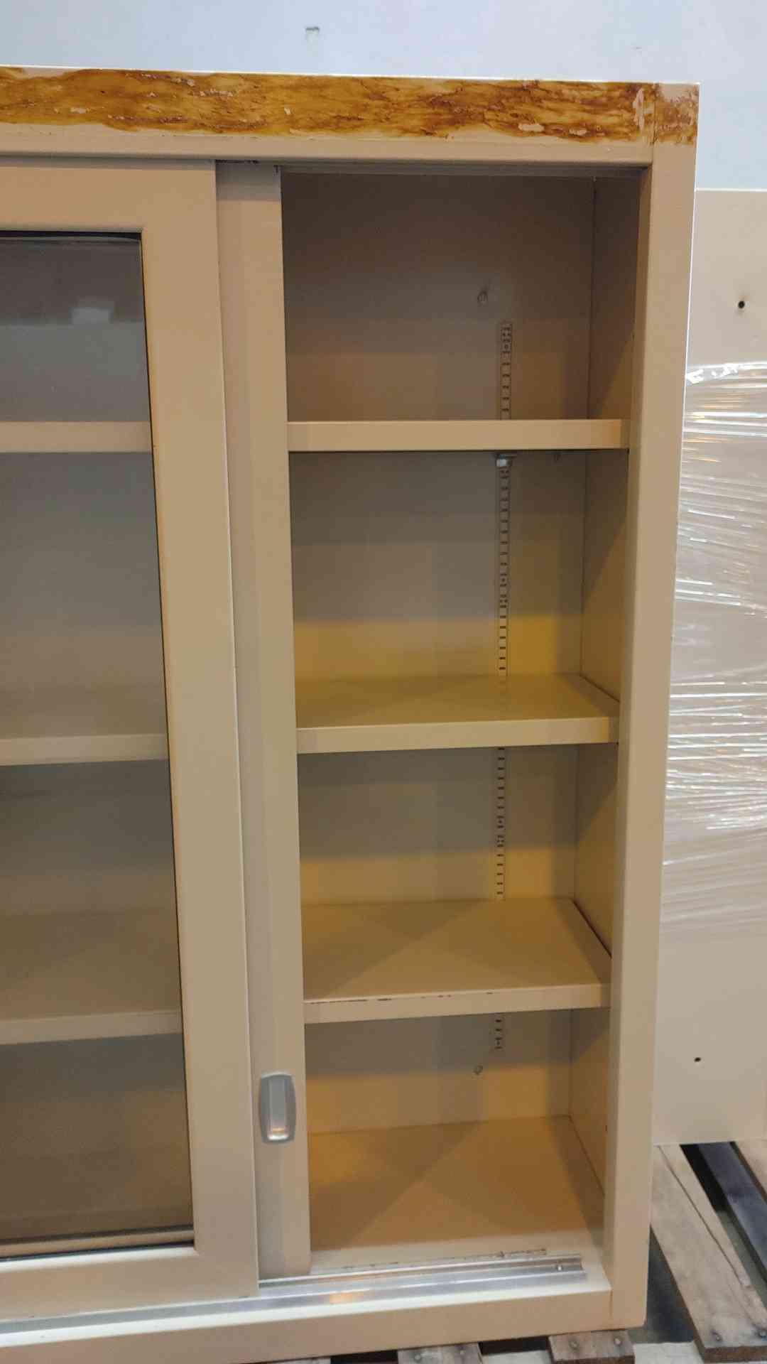 3' Sliding Door Overhead Casework Metal Cabinet(104063)