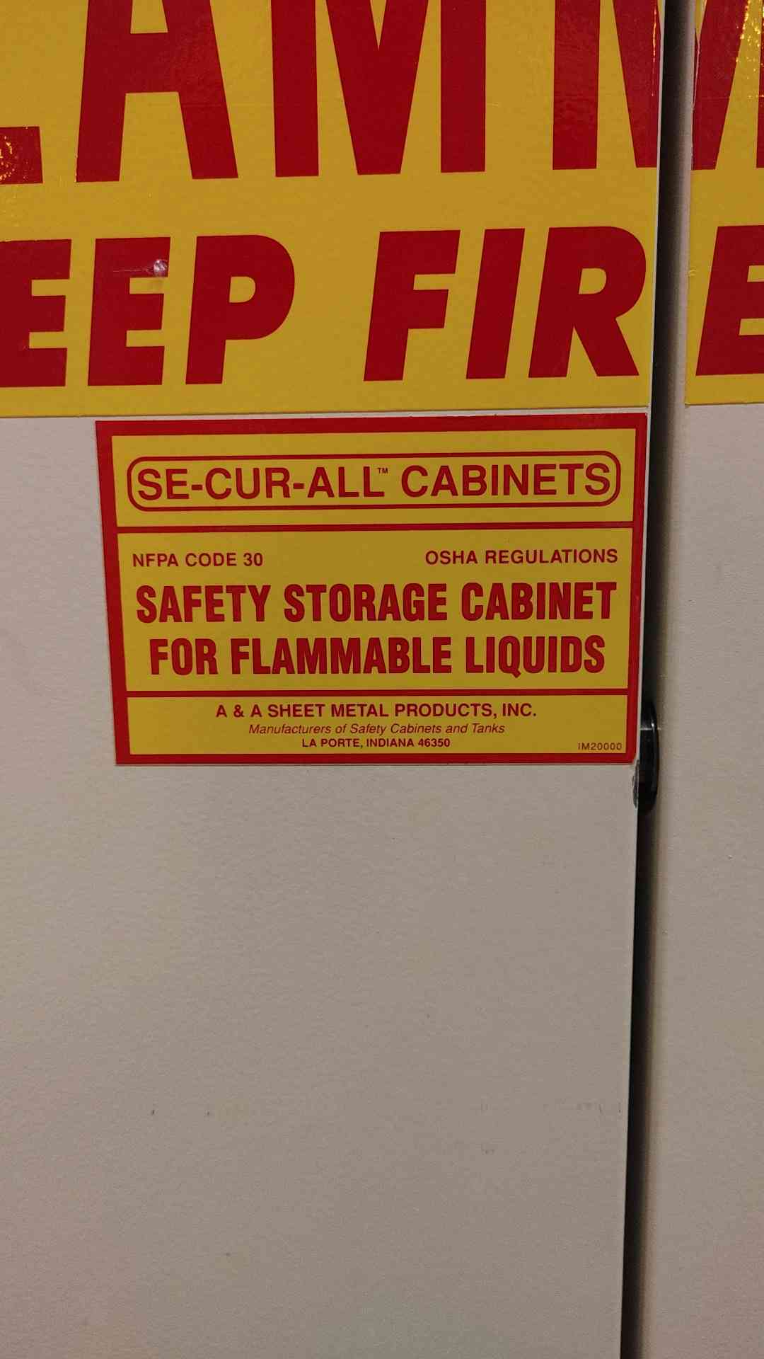 Flammable 3' Casework Metal Cabinet(104089)