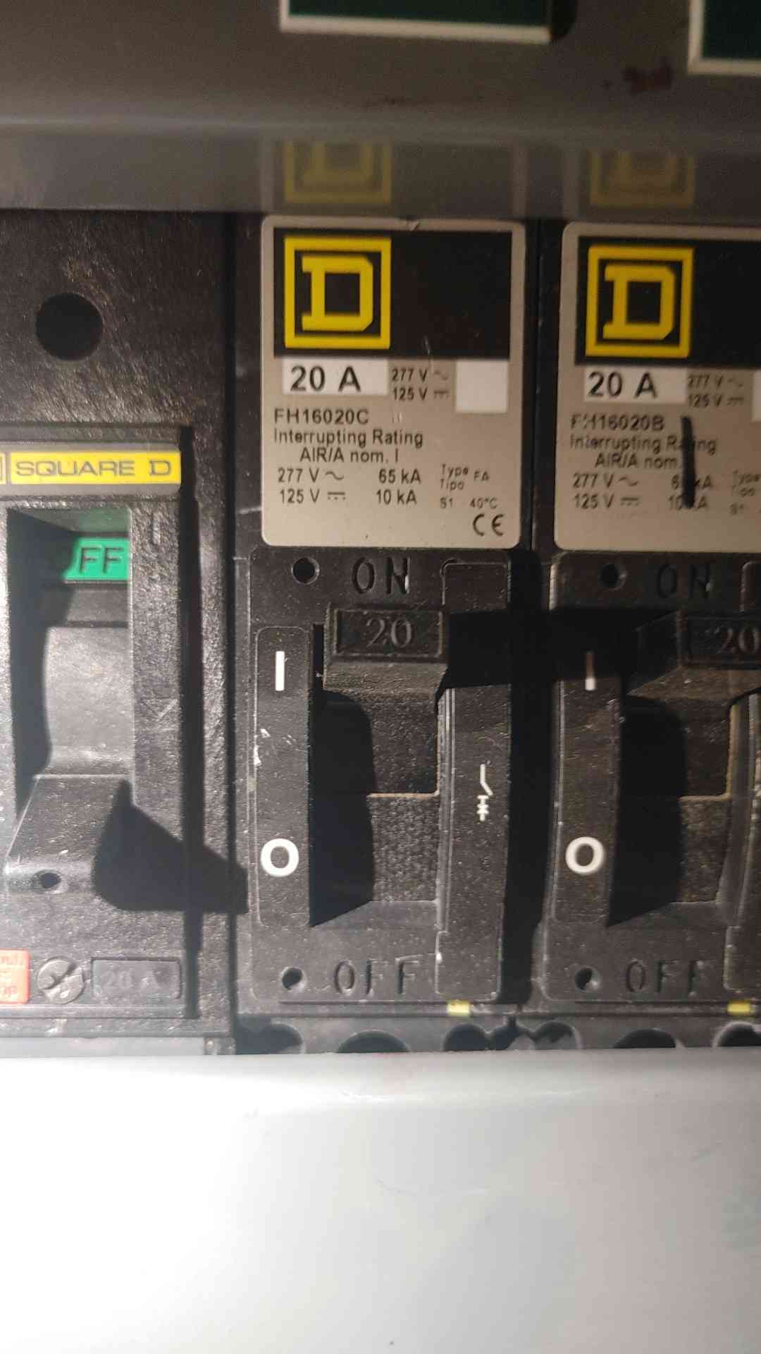 Square D FH16020C 20A(104188)