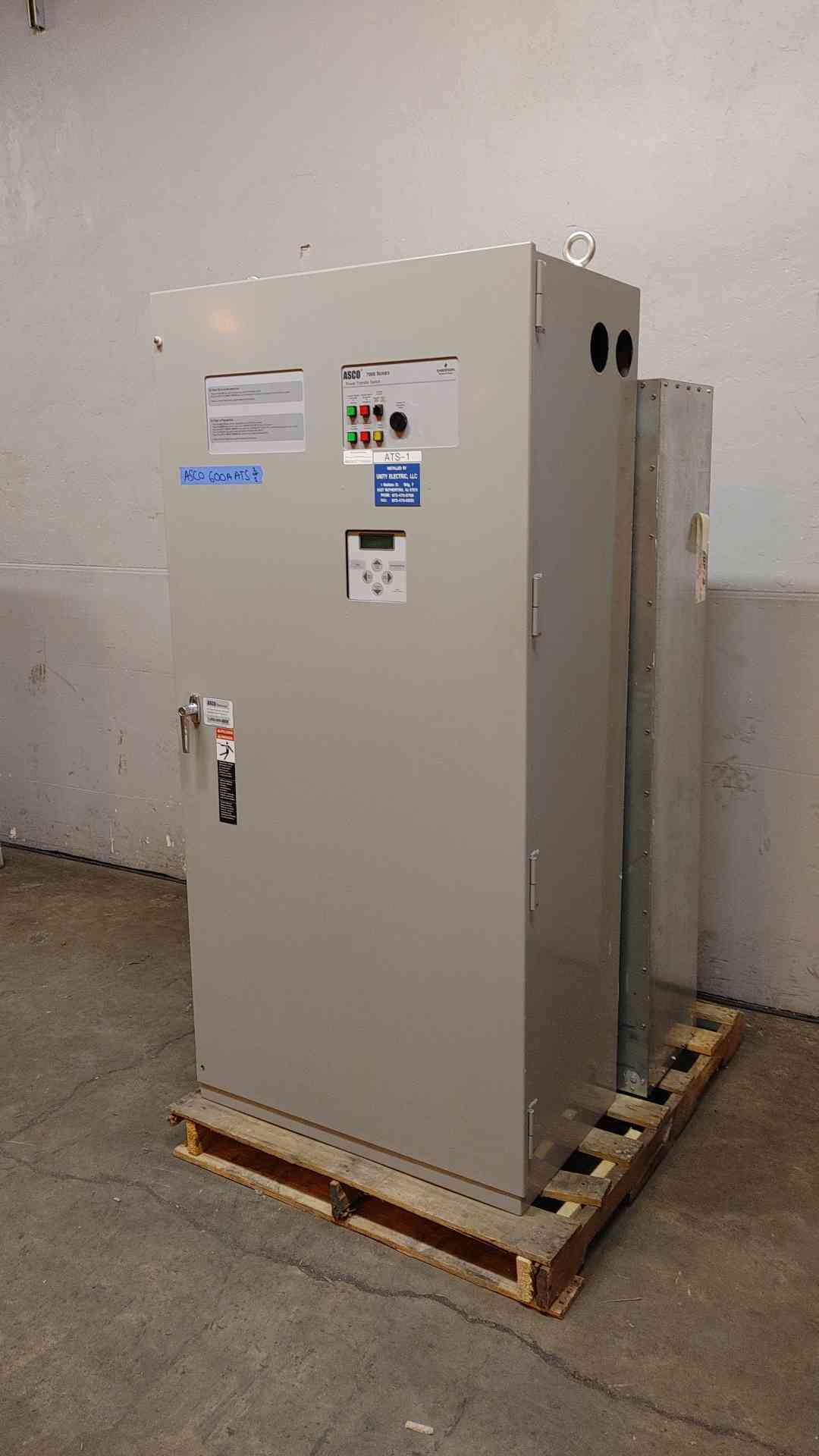 ASCO 7000 Series ATS 600A 480V 3PH H07ATSC30600N5XC(104462)