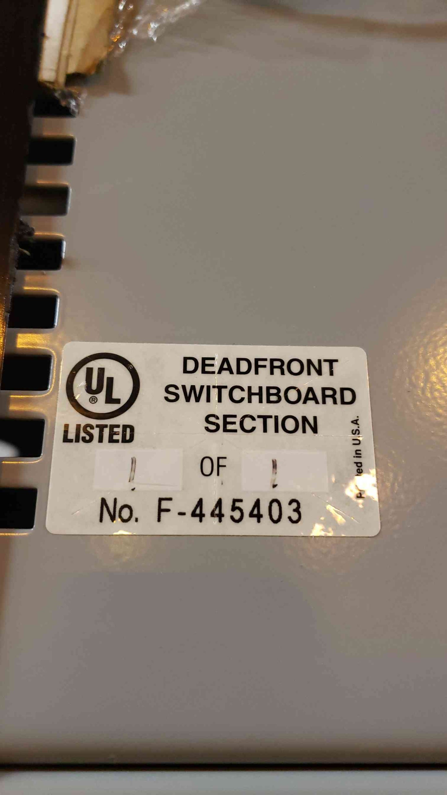 1600A Eaton Cutler-Hammer Pow-R-Line 600VDC Disconnect(104576)