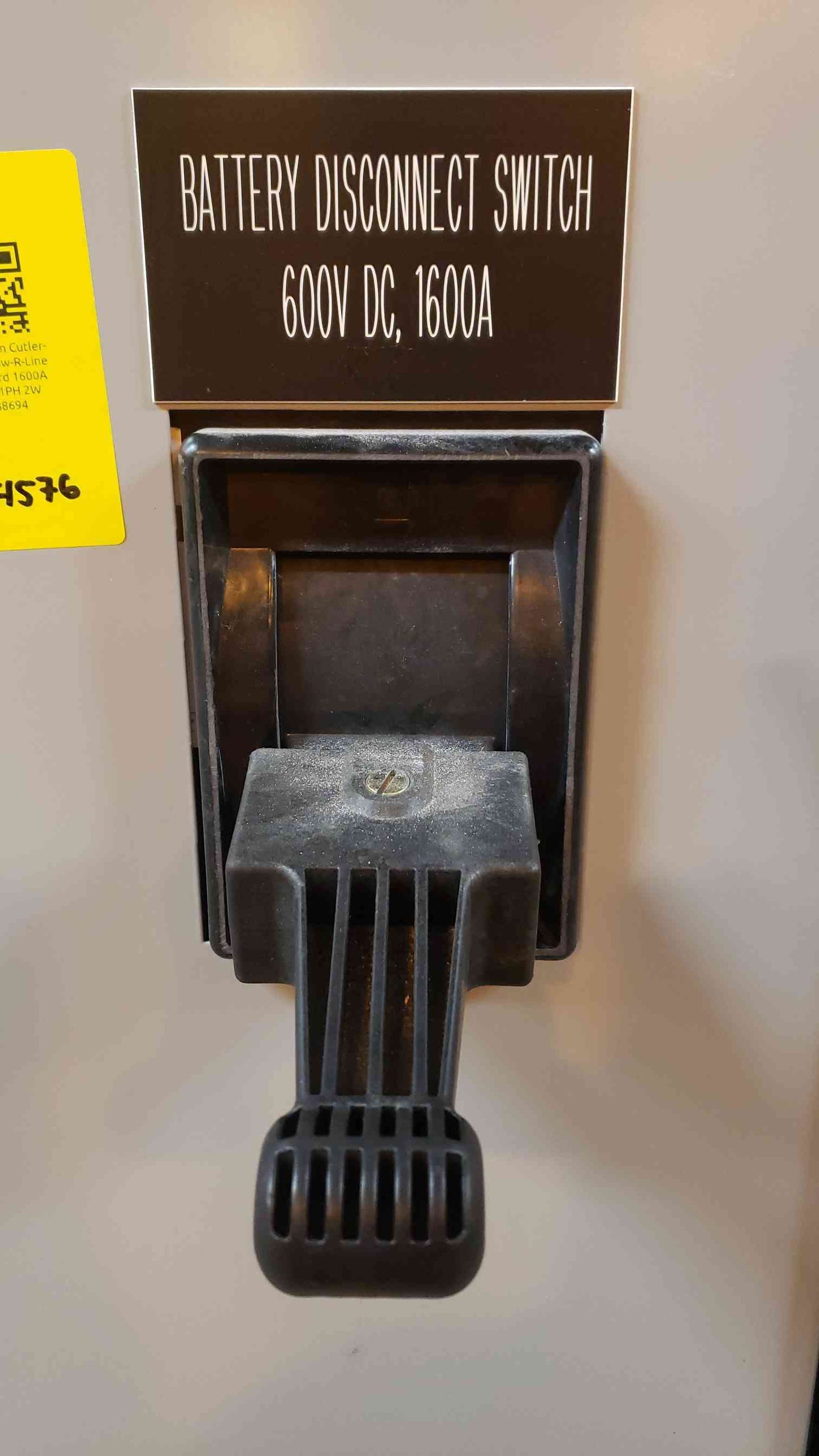 1600A Eaton Cutler-Hammer Pow-R-Line 600VDC Disconnect(104576)