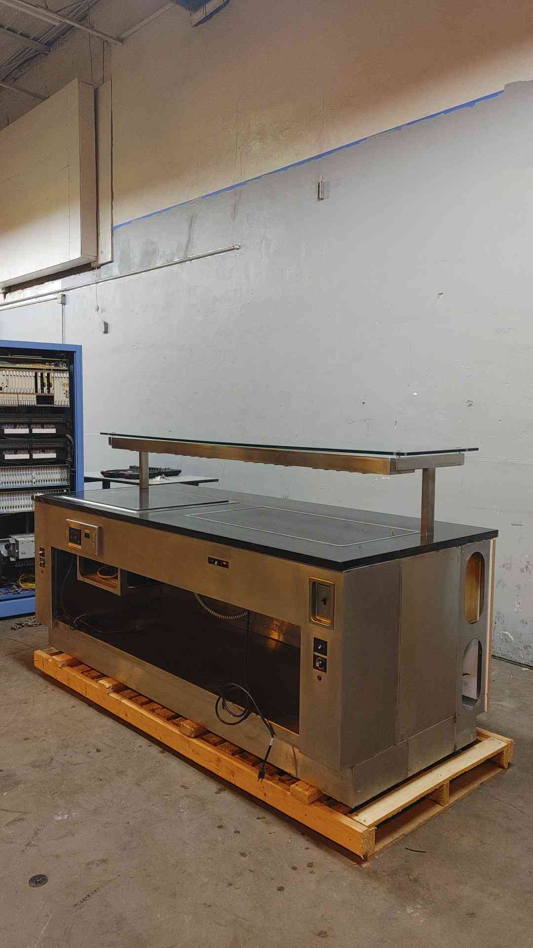 7'4" Hatco Glo-Ray Galley Heated Serving Station & Shelf
