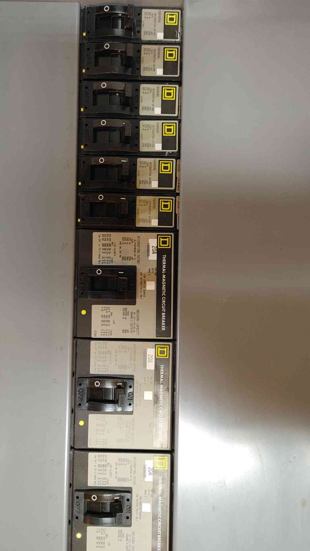 Square D I-Line Panelboard 225A 480Y/277V 24 Breaker w/ Main