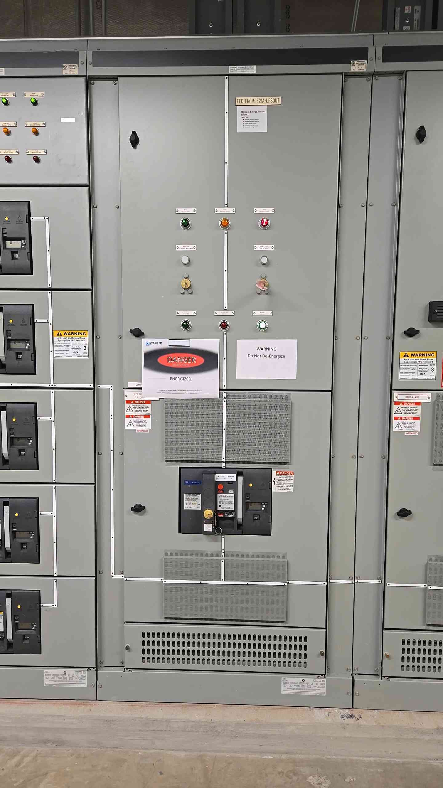 4000A GE Power Break Switchboard Switchgear Dual SSD 4000A Main & 14 SHF 800A Sub Feeds (107637)