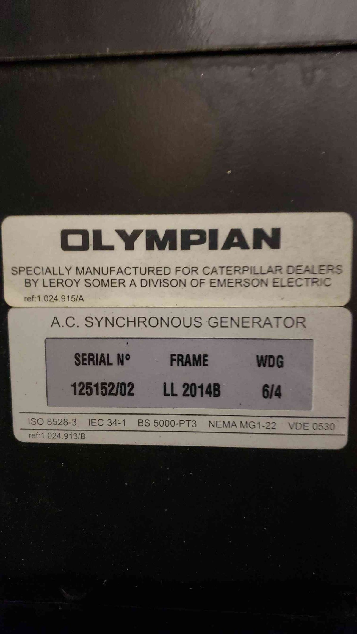 40KW Cat Olympian Ford Nat Gas LP G40F3 418 Hrs. TESTED (SKU: 107725)