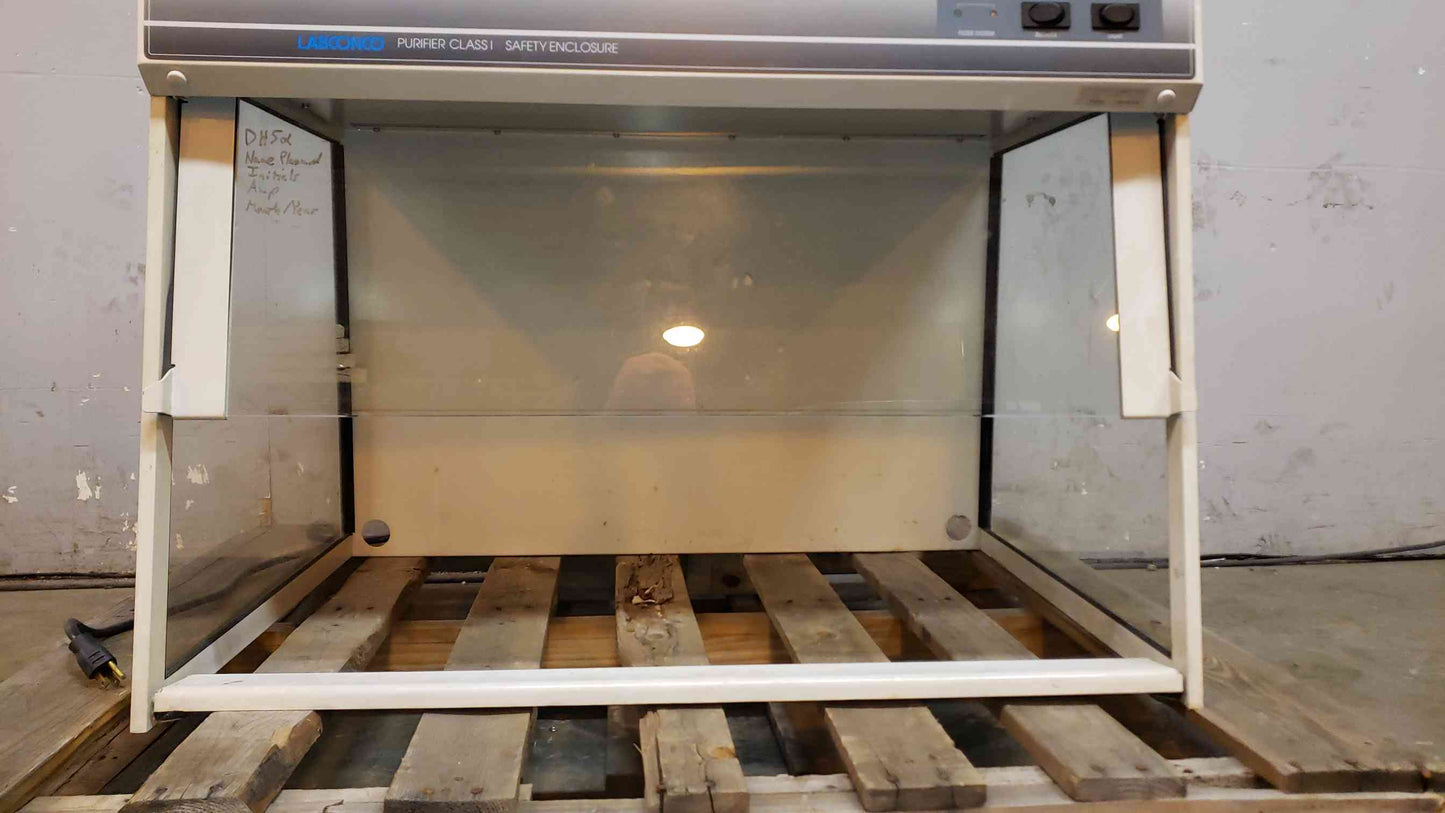 Labconco 115V 1PH 3' Purifier Class I Safety Enclosure 3730001 Hood Biosafety (SKU: 108012)