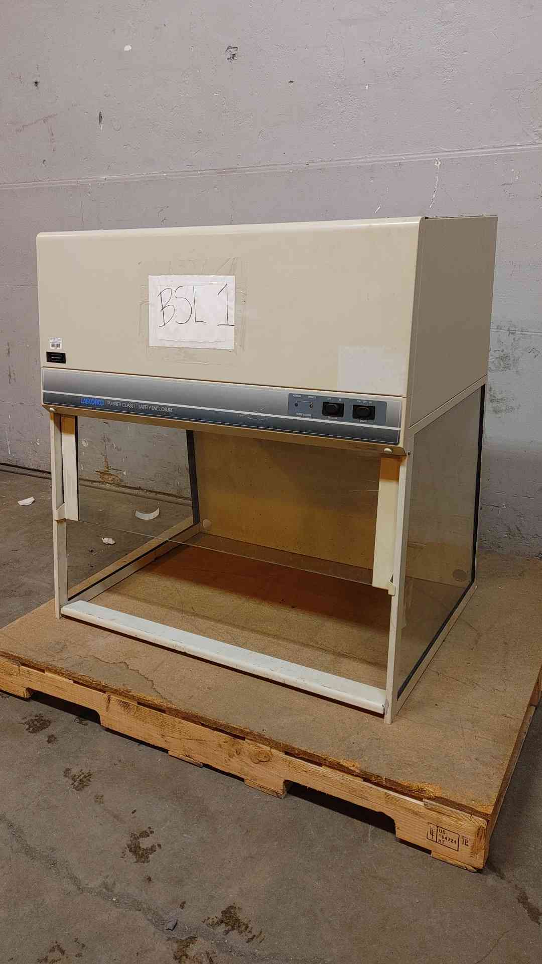 3' Labconco Bench Fume Hood BSC Biosafety 115VAC 1PH 2.5A 3730001