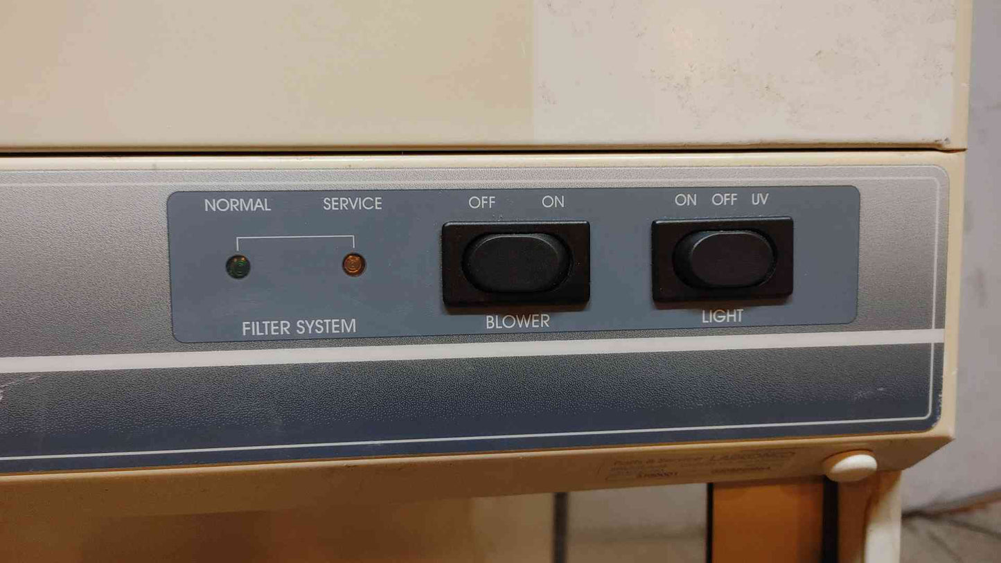 3' Labconco Bench Fume Hood BSC Biosafety 115VAC 1PH 2.5A 3730001