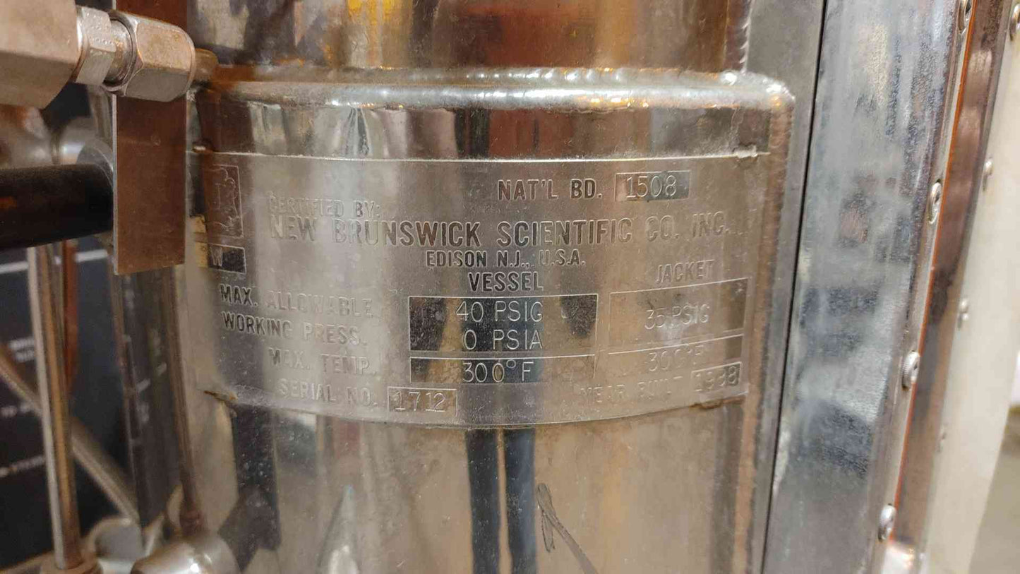 New Brunswick Scientific Lab Fermenter 15L 1PH 220V 12A 15L.MICROS (108061)