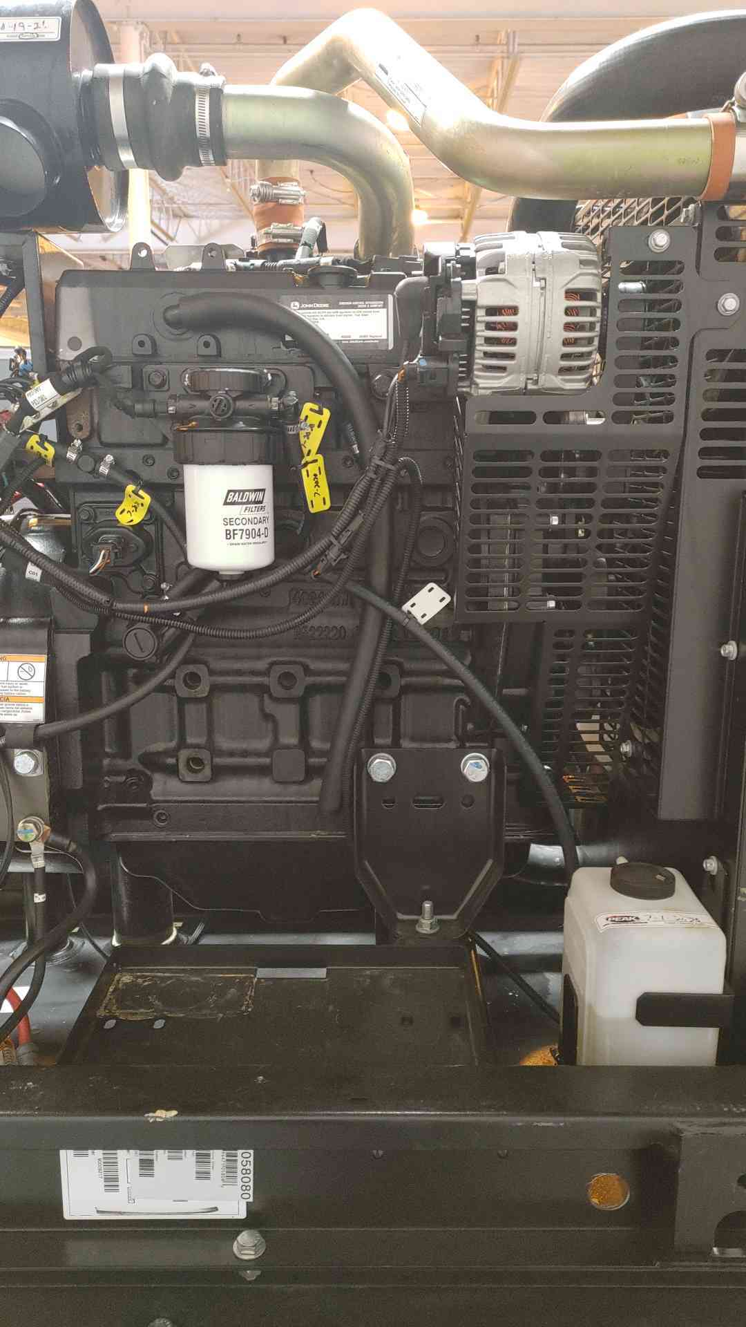 48KW 50KW Generac John Deere 4024 Diesel Generator 1PH 422Hrs '09 TESTED