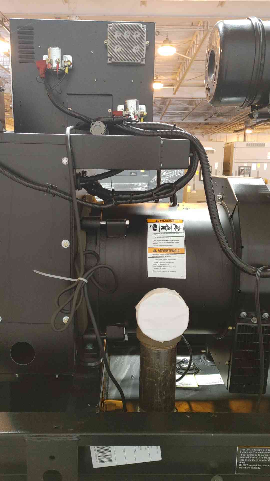48KW 50KW Generac John Deere 4024 Diesel Generator 1PH 422Hrs '09 TESTED