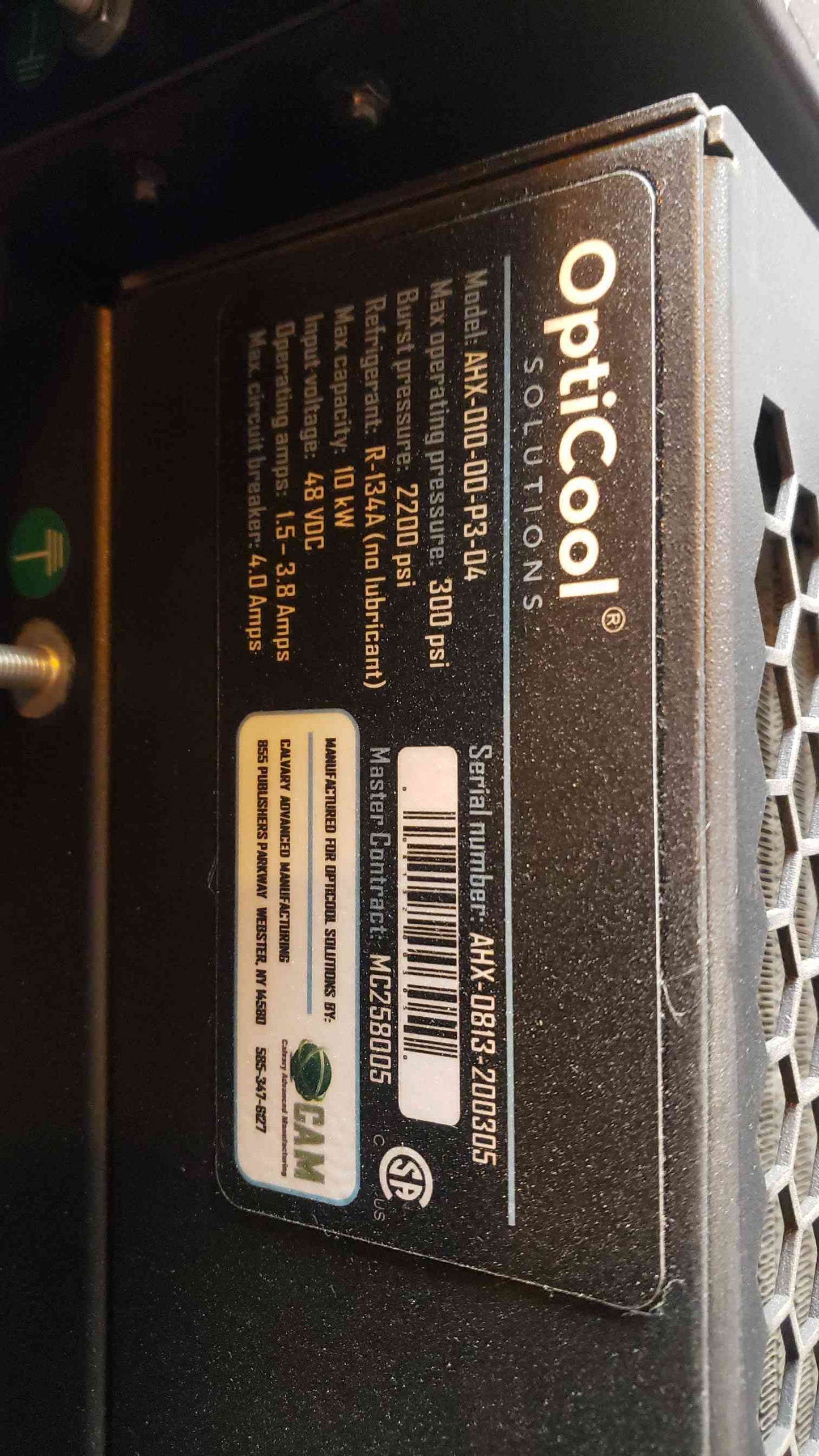 IBM Opticool Rolling Server Rack 7014-T42 Front Door Cooling 10KW R134 All Sides (108125)