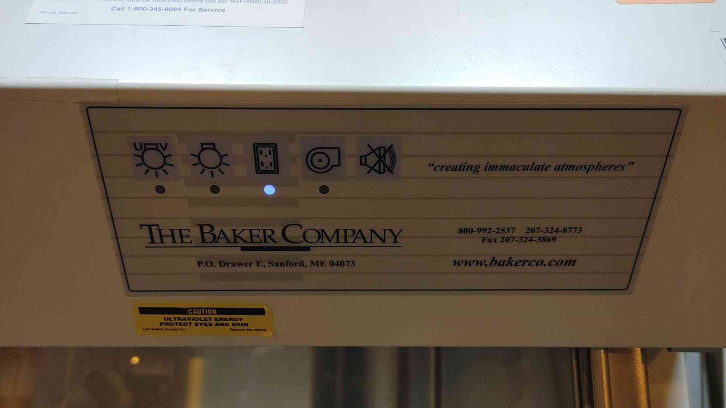 The Baker Company SterilGard III Advance Biological Fume Hood 115V 15.1A SG603 BSC