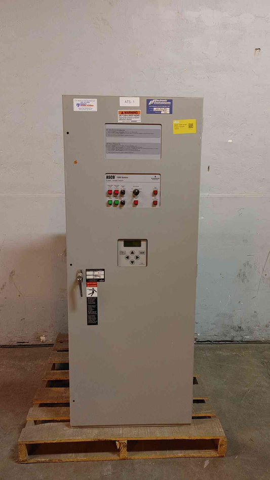 ASCO 7000 Series ATS Transfer Switch 600A 480V 3PH J07ATSB30600N5XC