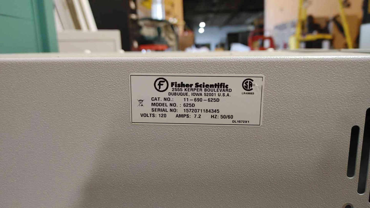 Fisher Scientific Isotemp Incubator 120V 7.2A 625D (108353)