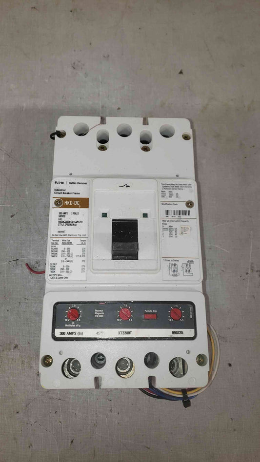 Eaton 300A 600VDC 3 Pole Circuit Breaker HKDDC3300A1S4201Z01 (SKU: 108428)