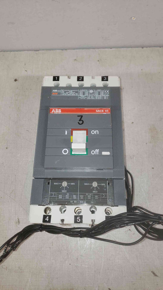 ABB SACE S5N 300A 600VAC 600VDC 3 Pole Breaker (SKU: 108415)
