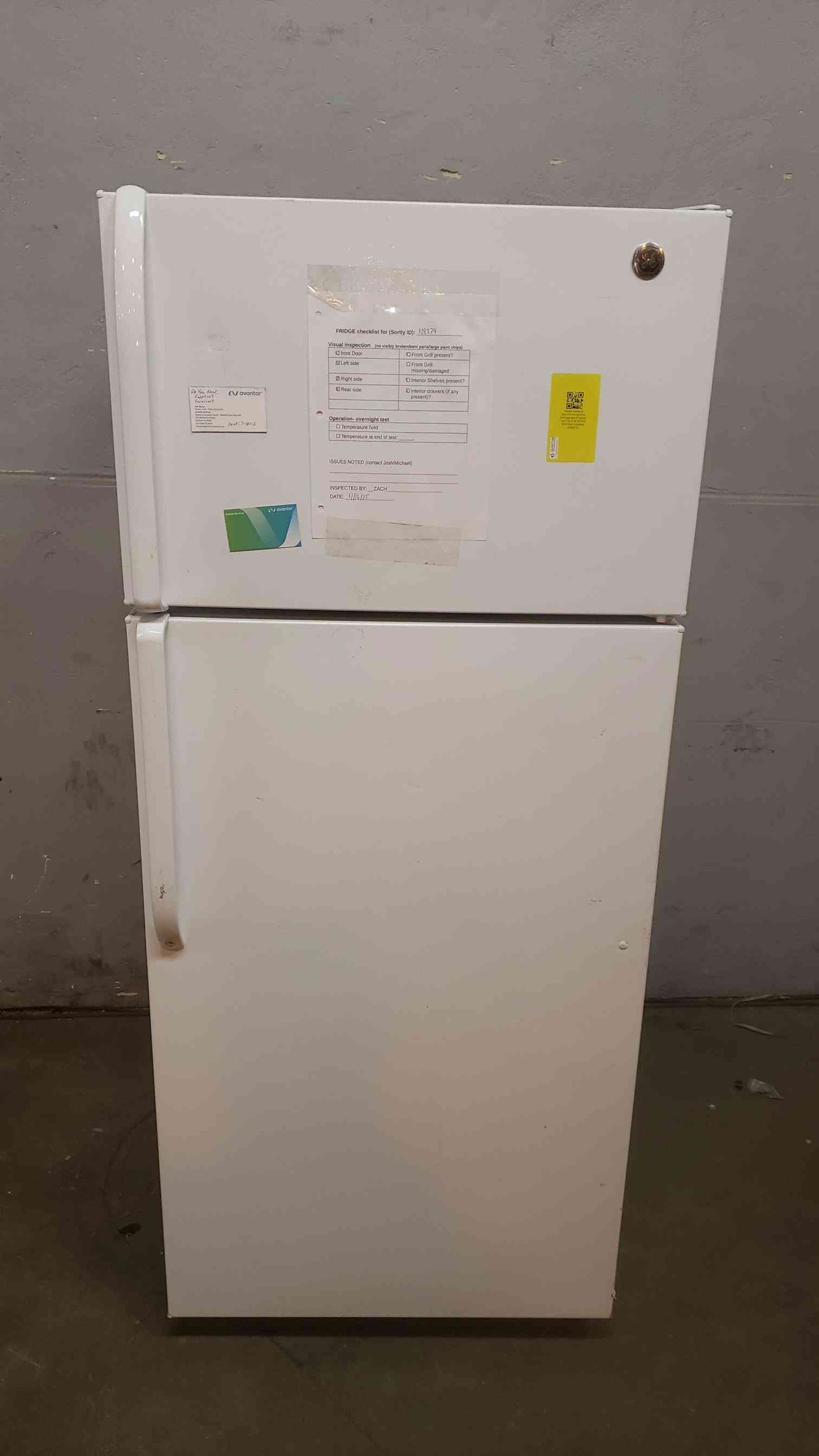 GE Household Refrigerator/Freezer 100VAC 6.5A R134A GTH18GCDGRWW (108379)