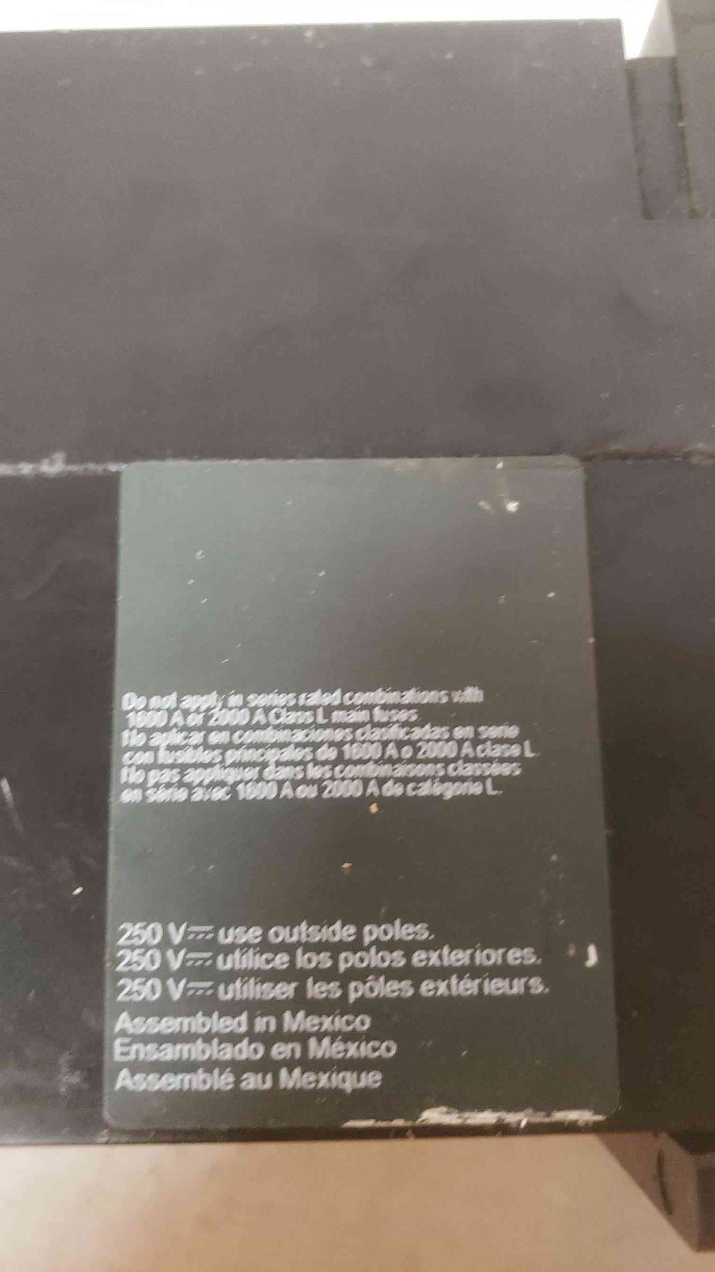 Square D I-Line 400A 3 Pole Breaker LA36400 (SKU: 108595)
