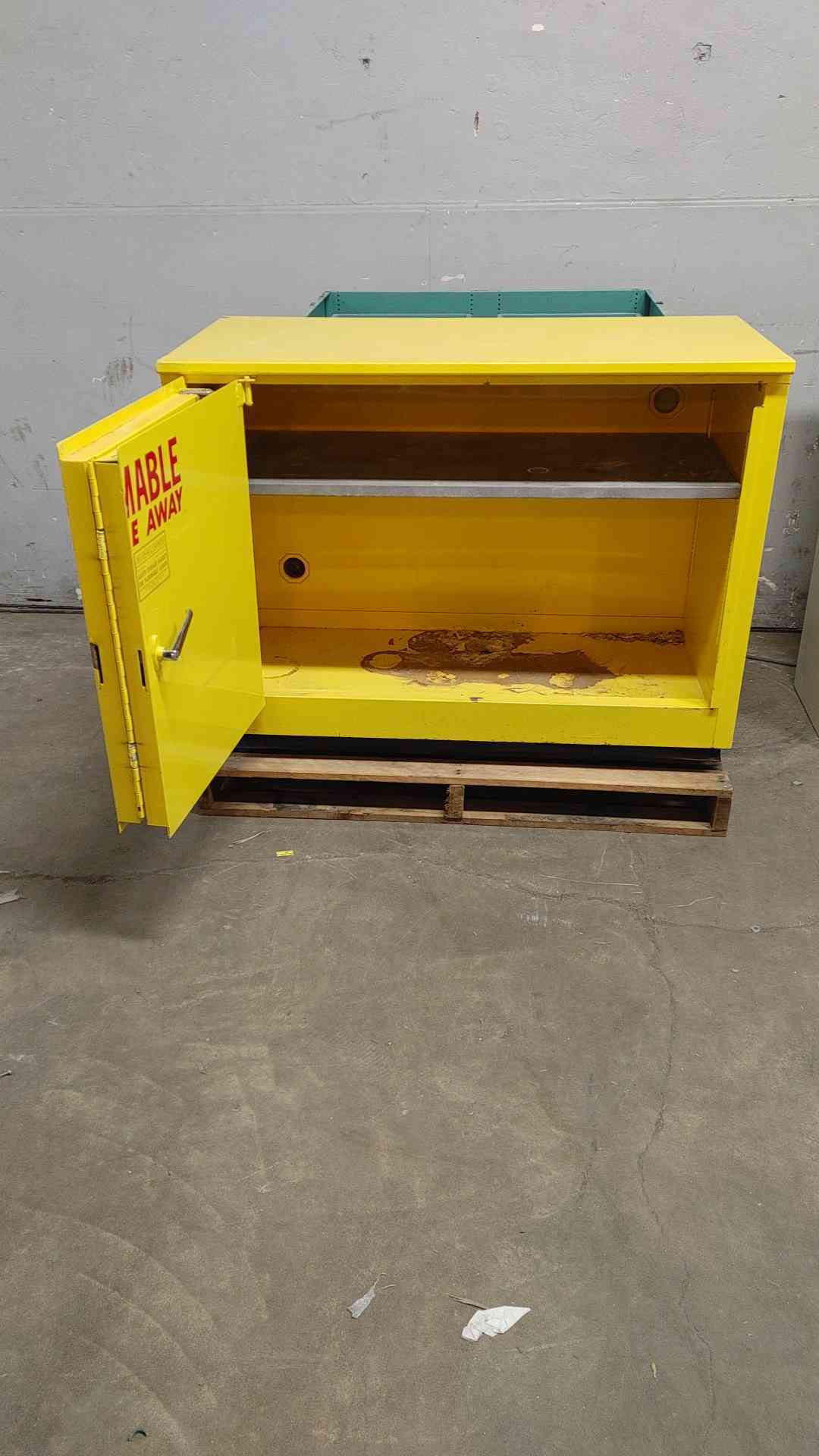 4'x3' Securall Safety Storage Cabinet Flammable Standing Height Casework (108647)