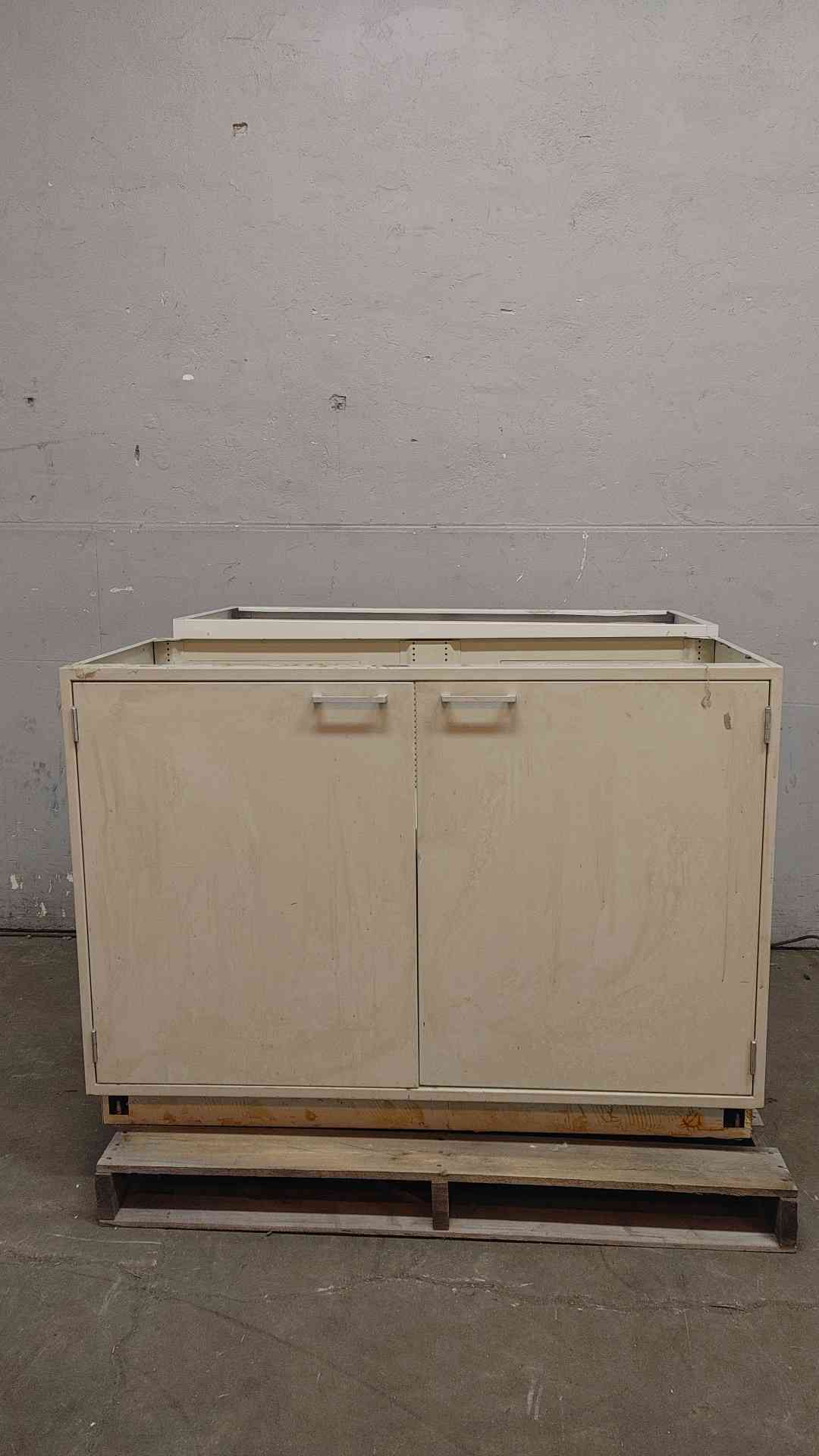 4' Hamilton Doors Only Sink Base Metal Casework Cabinet (108682)