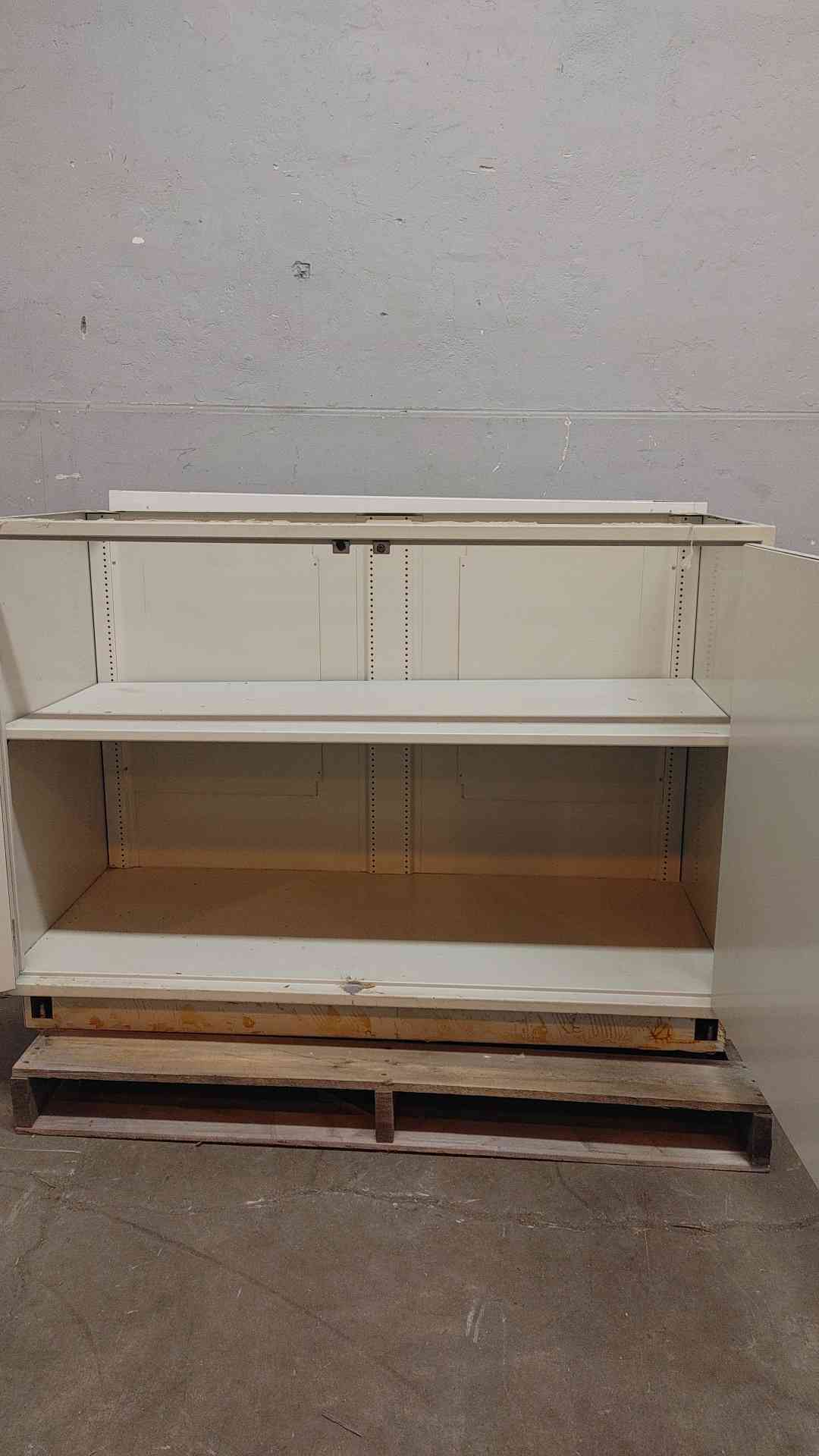 4' Hamilton Doors Only Sink Base Metal Casework Cabinet (108682)