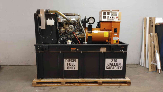80KW Generator Generac Mitsubishi Diesel 630Hrs 1PH '05 TESTED (108787)
